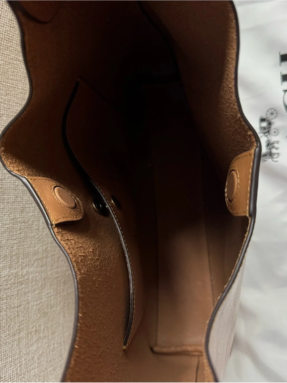 Coach Brooklyn 28 Bag - Honey Brown